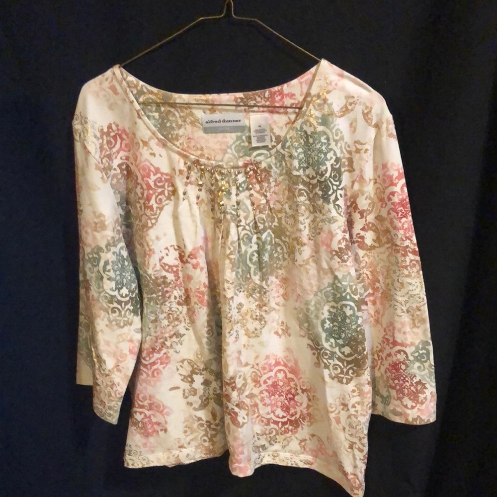 Alfred Dunner 3/4 sleeve top